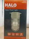 Halo Outdoor Security Vapor Proof Light 100W E26 Bulb Gray Open Box New. Price: $37.99.