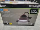 Commercial Electric Led Area Light/flood Light, 3500 Lumen, Dusk-to-dawn, Bronze Open. Price: $41.39.