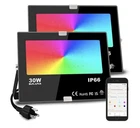 Led Flood Light 30W, 300W Equivalent 3000 Lm Outdoor Color Changing Stage New. Price: $55.99.
