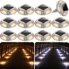 Solar Driveway Lights 12 Pack Waterproof Led Warm White Agptek Colors Outdoor New. Price: $154.99.