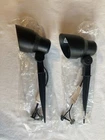 (2) Malibu CL9 8301-9604-01 20W Halogen Premium Cast Metal Floodlight, Black Open. Price: $29.95.