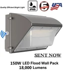 Commercial 150WATT Led Wall Pack Outdoor Security Lighting Fixture 5000K New. Price: $87.00.