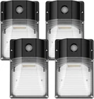 30W Led Wall Light With Dusk To Dawn Sensor - 4 Pack, IP65 Waterproof New. Price: $129.19.