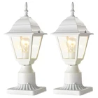 Ashop White Outdoor Post Light Waterproof Outside Lantern Exterior Lamp New. Price: $76.50.