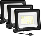 150W Led Flood 3 Pack, 19500LM Waterproof Security Lighting, 5000K New. Price: $99.99.
