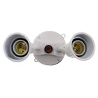 Thomas & Betts CS902WH Red Dot Floodlight Kit With Photocell, White, 120V New. Price: $29.50.