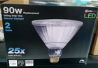 Utilitech Led 90W Using 15W Daylight 2 Pack Rated Indoor, Outdoor. Flood New. Price: $16.99.