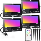 Rgbw Led Flood Light 500W Equivalent, App Control, IP66 Waterproof, Color Changi New. Price: $106.99.