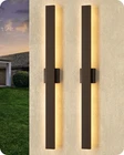 Edishine 2 Pack 39.3" Modern Outdoor Wall Lights Dimmable, 3CCT, IP65 Waterproof New. Price: $169.99.