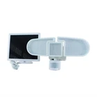 205 White Triple Head Solar Motion Act. Outdoor Int. Led Security Flood Light Open. Price: $38.99.