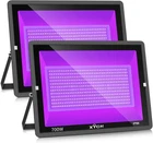 2 Pack 700W Waterproof Led Black Lights For Parties & Glow In The Dark Fun New. Price: $358.99.