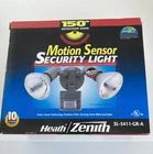 Heath Zenith Motion Sensor Security Light SL-5411-GR-A 150 Detection Zone New Open. Price: $21.99.