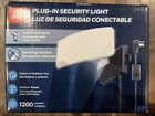 Security LIGHT/10' Cord/on-off Switch/nib Globe 5405870 Plug-in New. Price: $25.00.