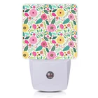 Retro Flowers Night Light,spring Rustic Lights Plug Into ... New. Price: $24.26.