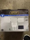 Defiant 180 Degree White Motion Solar Outdoor Dusk To Dawn Led Flood Light New. Price: $80.00.