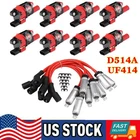 8SET Ignition Coil +spark Plug Wire For Gmc Chevy Silverado 1500 5.3L 6.2L UF414 New. Price: $109.99.