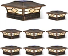 Brushed Copper Solar Post Cap Lights 8PACK For 4X4 Decks, Waterproof Led New. Price: $86.99.