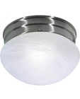 Nuvo Lighting 76/671 7-1/2"W Flush Mount Bowl Ceiling Nickel New. Price: $16.30.