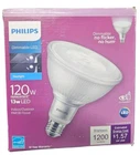 Phillips PAR38 120W Replacement 13W Led Indoor/outdoor Dimmable Flood Light Bulb New. Price: $16.99.