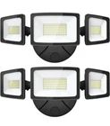 Lot 2 Onforu 3-HEAD Led Wall Lamp/security Light BDB55-3 Open Box Black. Price: $33.73.