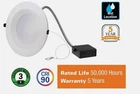 Naturaled 8" Commercial Can Light 3K Adjustable Wattage 12/19/27W Open. Price: $20.88.