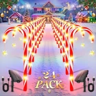 E-kong 24 Pack Solar Candy Cane Lights Outdoor Christmas Decorations New. Price: $139.99.