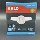 Halo Twin Head Floodlight Led Dusk To Dawn Security FT18VCIW New. Price: $18.71.