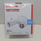Honeywell Hardwired Led White 2-HEAD Dusk-to-dawn Flood Light Open. Price: $15.88.
