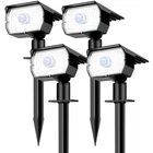 Solar Lights Outdoor Waterproof Motion Sensor 4 Pack 56 Led Cool White Nipify New. Price: $59.99.