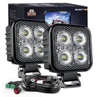 Nilight 2 Pcs 3 Inch Led Pods Square 1500LM Built-in Emc Work Lights 90 Fl New. Price: $69.49.