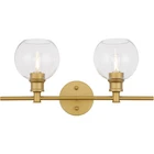 Decovio 12782-B2-2 Syracuse Light 19.1 Inch Brass Wall Sconce New. Price: $114.24.