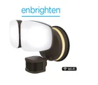 Enbrighten 210-DEGREE 145W Hardwired Led Bronze Motion-activated Flood Light New. Price: $71.99.