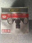 Defiant Motion Security Light New Open Box Complete 180 Black Dualbrite. Price: $29.99.