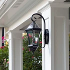 Gama Sonic Victorian Morph 21" High Black Solar Led Outdoor Wall Light New. Price: $159.99.