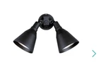 Hubbell Progress Lighting P5203-31 Dual Head Flood Metal Shades Black New. Price: $74.98.