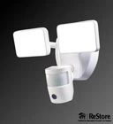 Heath Zenith HZ-9300-WH Connected Led Video Security Motion Light (set Of 2) New. Price: $45.00.