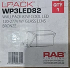 Rab WP3LED82 82W Wallpack Outdoor 5000K Cool W/ Glass Lens New. Price: $178.99.