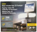 Koda Motion Activated Solar Led Floodlight. Weather Resistant, 2000 Brand New. Price: $36.00.