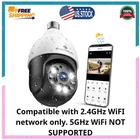 Symynelec 5GHZ/2.4GHZ Light Bulb Security Camera Outdoor Waterproof 2.5K, Dual-b New. Price: $64.49.