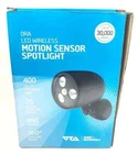 Ora Led Wireless Motion Sensor Battery Powered Spotlight, Black New. Price: $19.99.