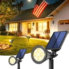 Solar Lights Outdoor Waterproof IP65 3000K Led 2 Pack Jejot Super Bright Modes New. Price: $51.99.