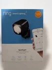 Ring Battery-powered Smart Motion Activated Spotlight. Black. New Sealed. Price: $23.84.