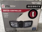 Utilitech 150-WATT Halogen Bronze 2 Head Switch-controlled Flood Light 0071460 Open. Price: $17.00.