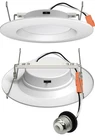 Nicor Recessed Led Ceiling Light 5/6IN Dimmable White 12PK Fixtures New. Price: $59.97.