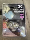 Feit Electric 20-WATT G4 Bi-pin 12-VOLT Landscape Light Bulb Dimmable New. Price: $7.00.