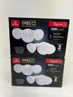 4PK Globe Electric 1200 Lumen Outdoor White Head Led Security Flood Light Open. Price: $39.59.