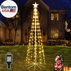 Christmas Tree Lights, 6FT 170 Led Warm White Outdoor String 8 Modes Time New. Price: $93.00.