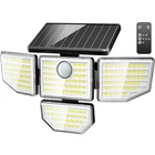 3000LM Outdoor Solar Light - Upgrade 4 Heads 188 Led Motion Sensor Outd... New. Price: $31.67.