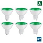 Sunlite MR16 Green Led Bulb, 12 Volt, 3W, GU5.3 Base, 25W Equivalent (6 Pack) New. Price: $52.07.