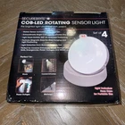 Qvc Securebrite Cob-led Rotating Sensor Light 4-PACK Battery Power New. Price: $24.66.